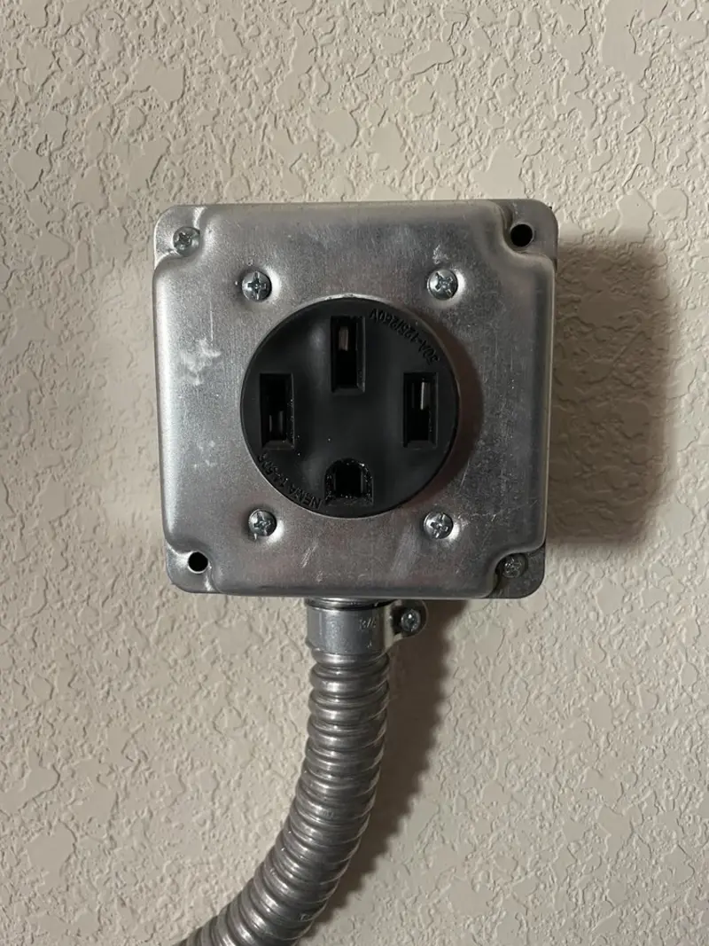 NEMA 14-50 outlet installed for Electrical Panel Upgrade in Park Rapids